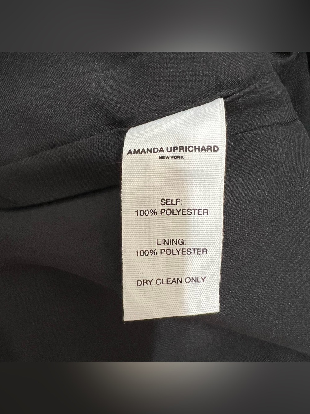 Amanda Uprichard Marshall Sleeveless Mock Neck Mini Dress in Black Size XL - Picture 10 of 14